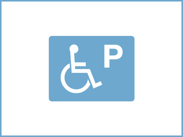 Disabled parking space (1 space)